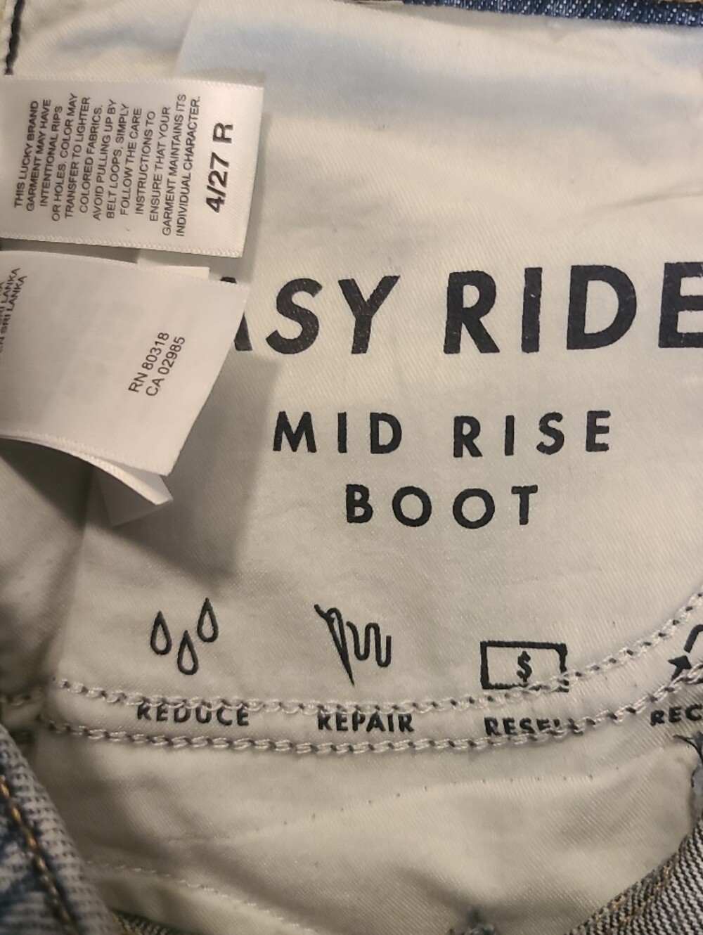 EASY RIDER DISTRESSED JEANS - Picture 4 of 6
